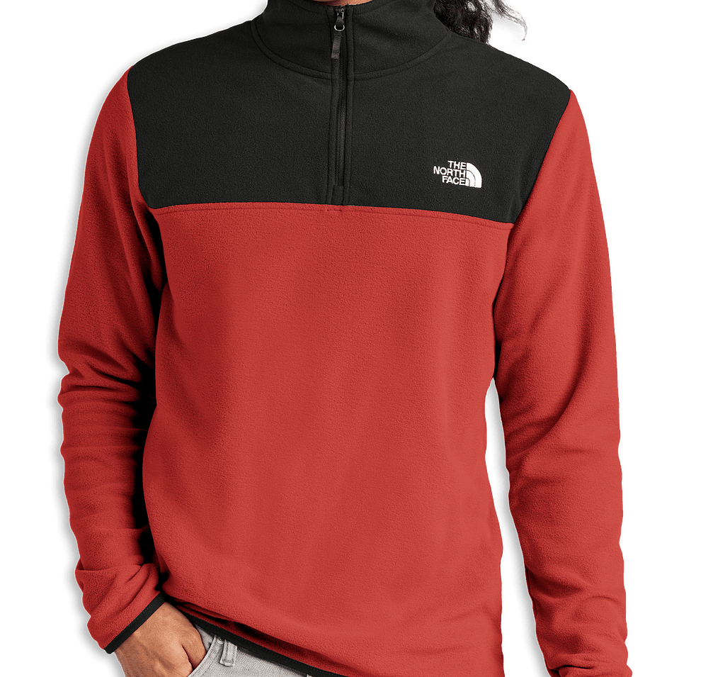 The North Face Glacier Recycled Quarter Zip Fleece Pullover - Printed-default