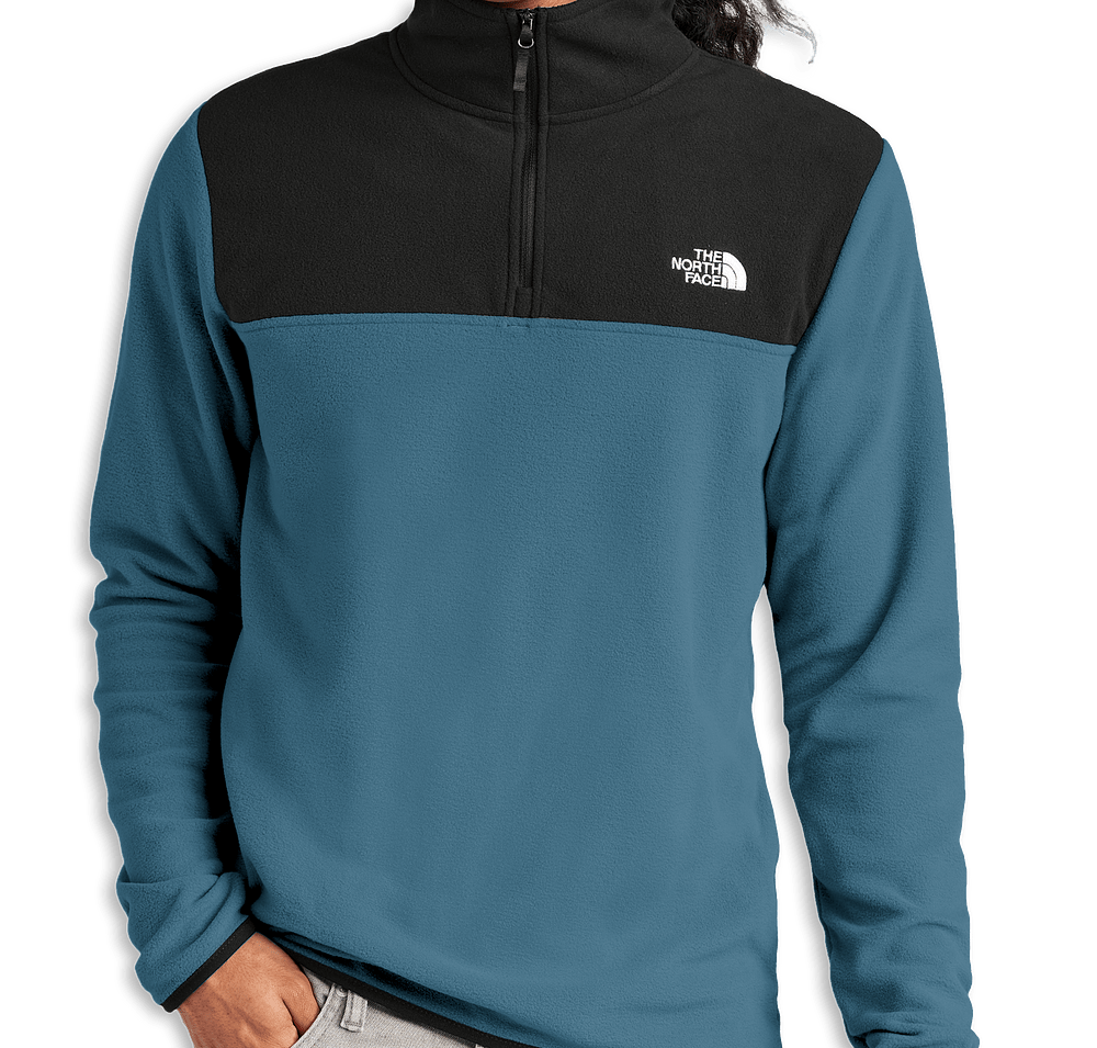 The North Face Glacier Recycled Quarter Zip Fleece Pullover - Printed-default