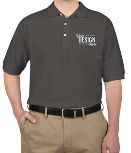 Devon & Jones Pima Pique Polo - Color: Graphite