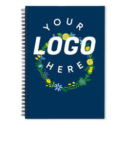 Floral Wreath JournalBooks ® Spiral Notebook