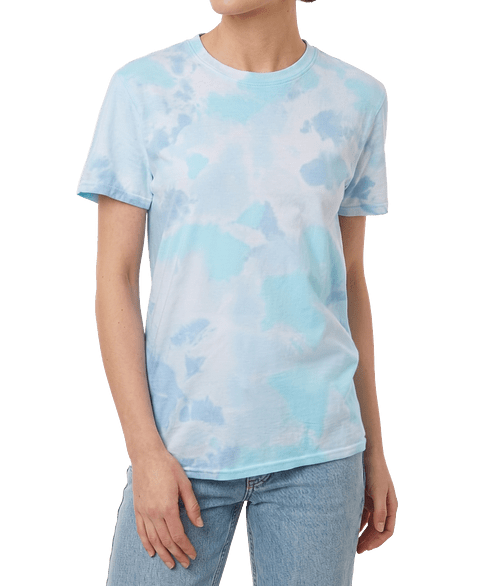 Colortone Vintage Tie-Dye Crewneck T-shirt in Breeze