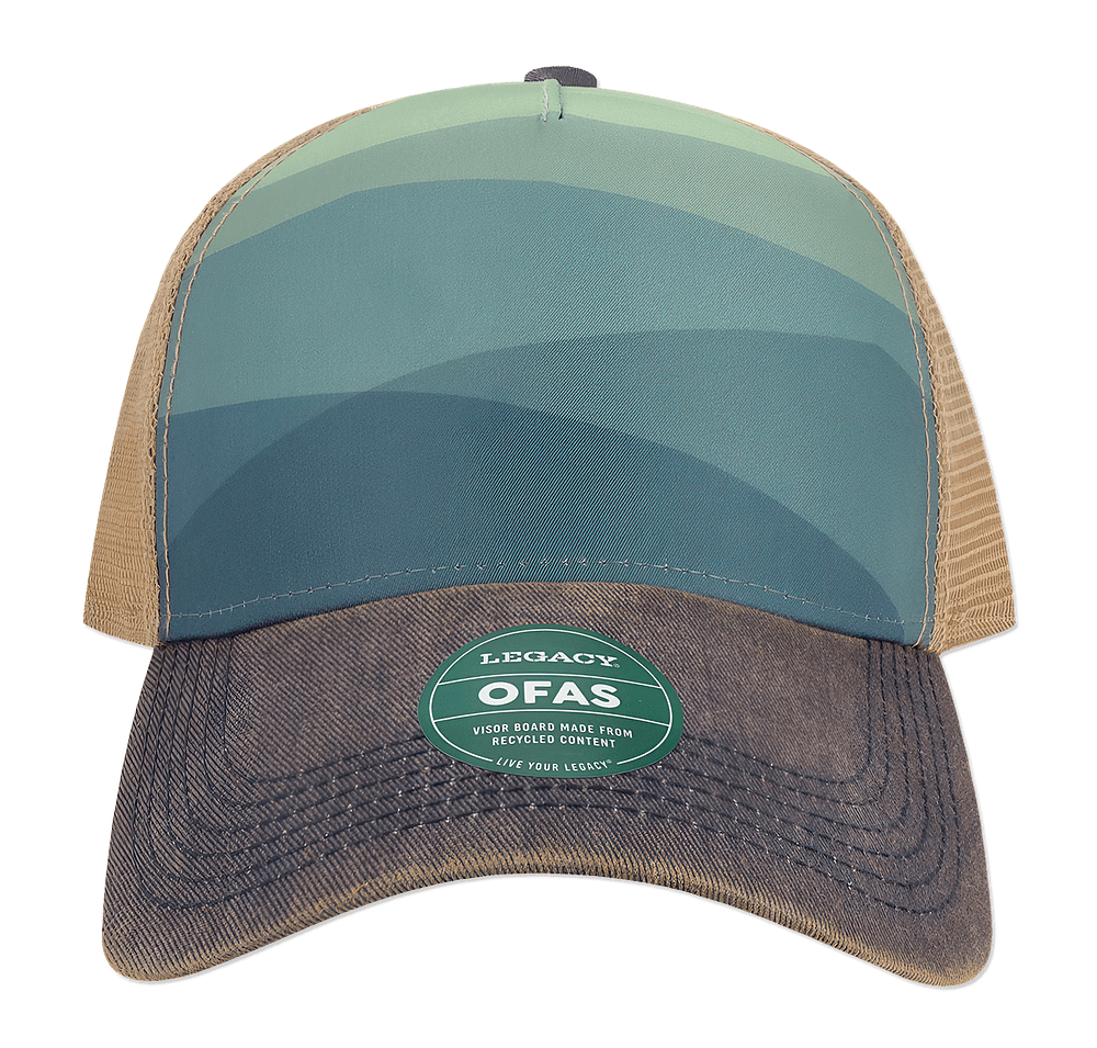 Legacy Old Favorite Pattern Five-Panel Trucker Hat-default