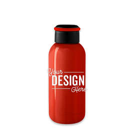 12 oz. Mini Copper Vacuum Insulated Water Bottle - Color: Red