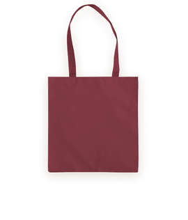 Basic 50% Recycled Poly Tote Bag - Color: Maroon