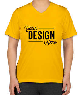 Team 365 Women's Zone V-Neck Performance Shirt - Color: Sport Athletic Gold