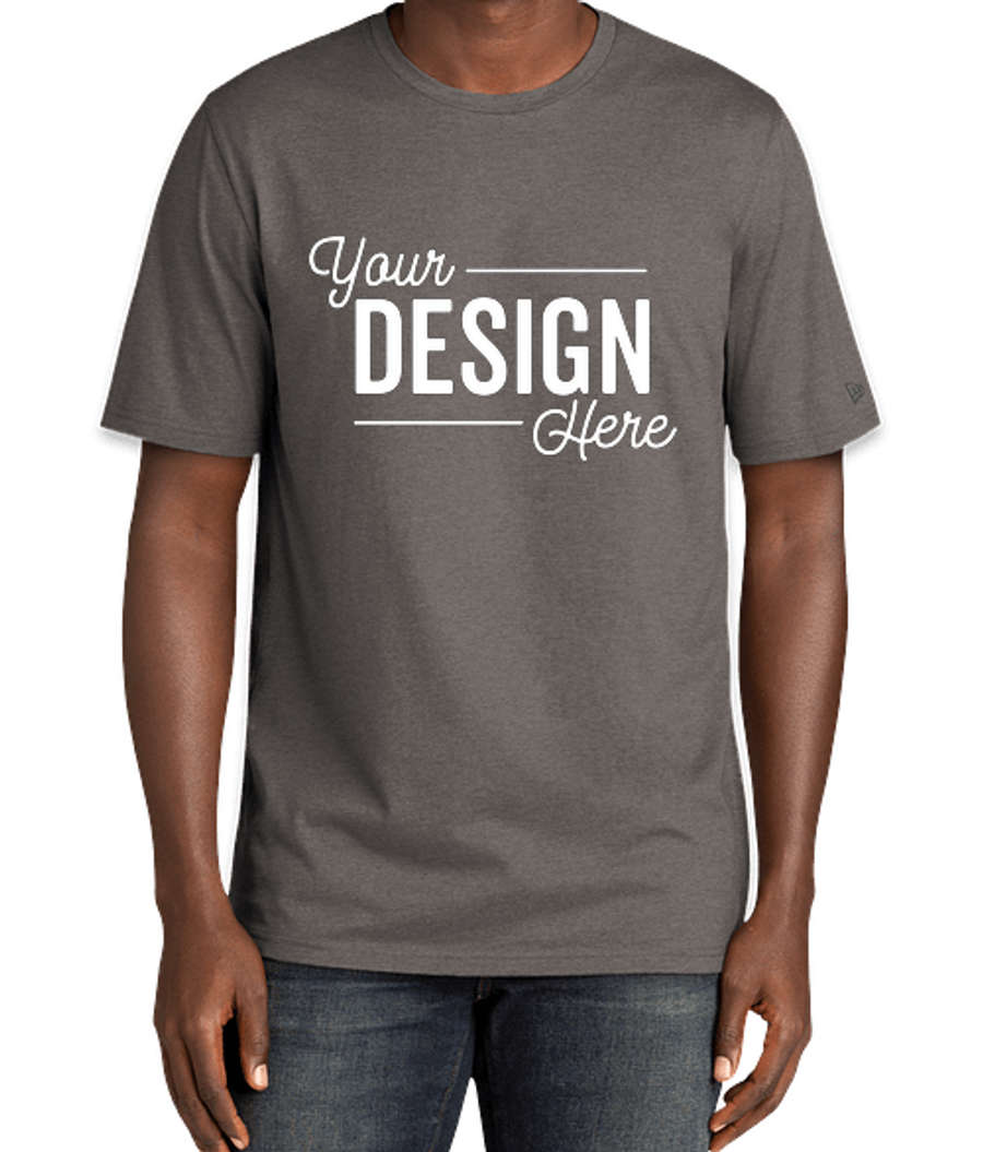 New Era Tri-Blend T-shirt in Shadow Grey