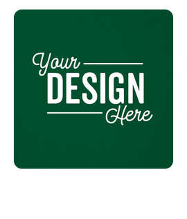 Square Cardboard Coaster - Color: Forest Green