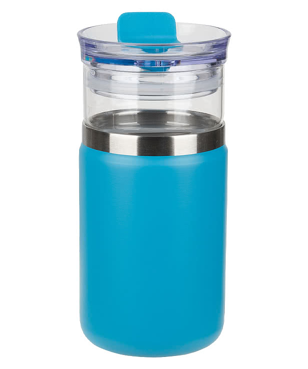 12 oz. 2-in-1 Tamari Glass Tumbler & 11 oz. Insulated Cooler