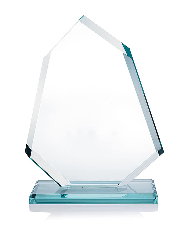 Laser Engraved Angular Award