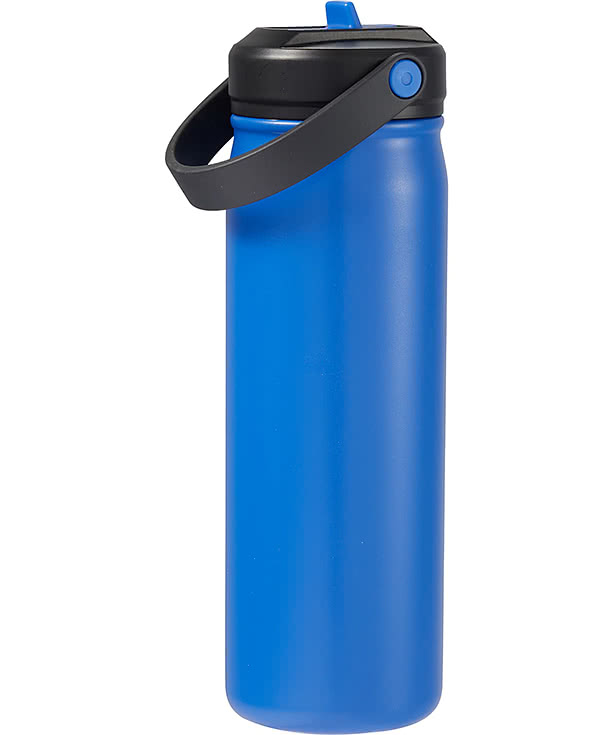 20 oz. Carpo Recycled Stainless Steel Water Bottle with Flip Straw