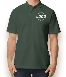 Gildan Softstyle Pique Polo - Color: Forest Green