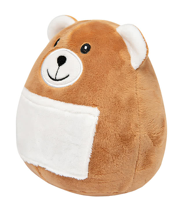 6" Pouch Pet Bear Plush Animal
