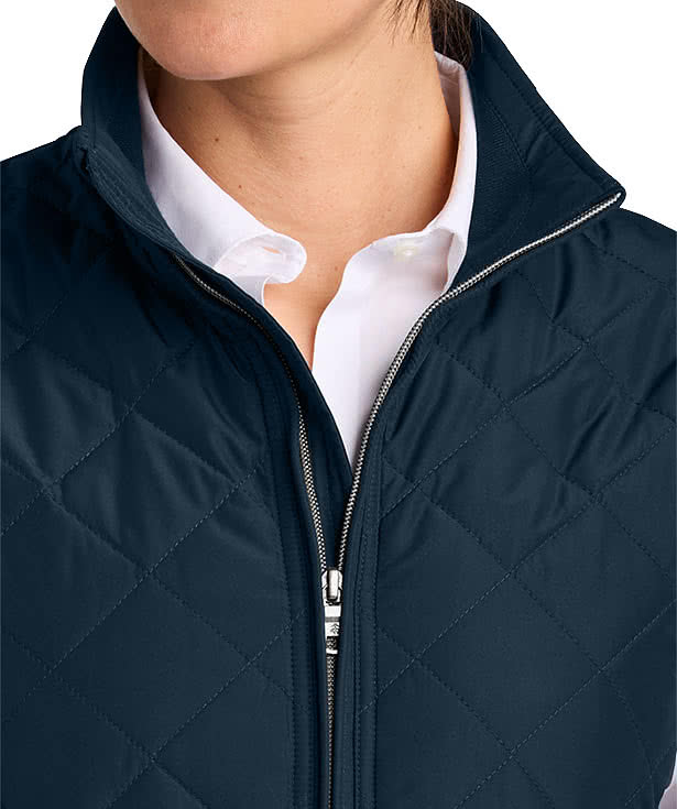 Brooks Brothers Women's Diamond Quilt Insulated Vest