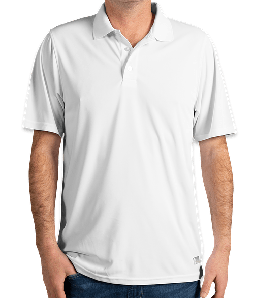 Russell Athletic Essential Performance Polo in White