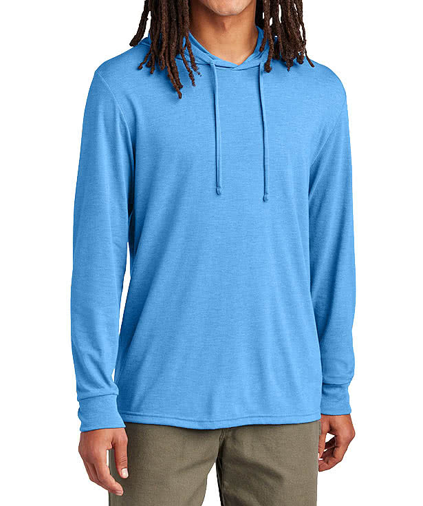 Allmade Tri-Blend Recycled Hooded Long Sleeve T-shirt
