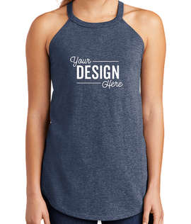 District Women's Tri-Blend Rocker Tank - Color: Navy Frost