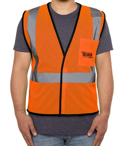 CornerStone Class 2 Economy Mesh Safety Vest - Safety Orange