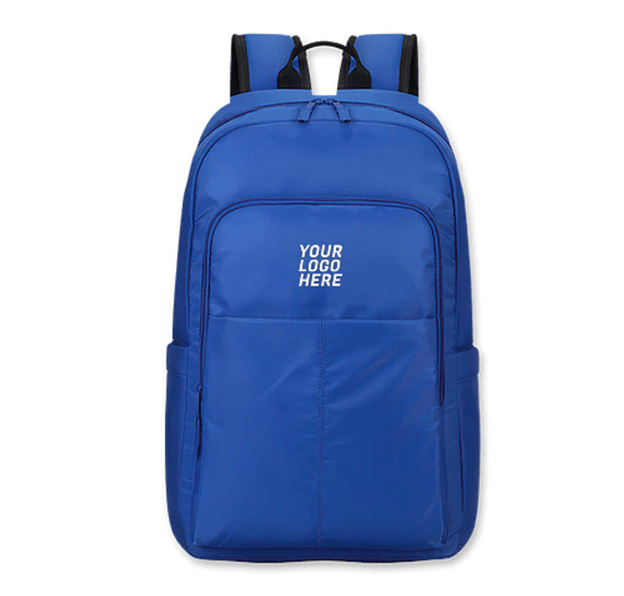 Niro Twill Polyester Backpack in Blue