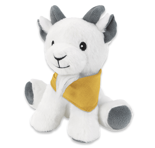 6" Little Buddy Goat Plush Animal in Yellow