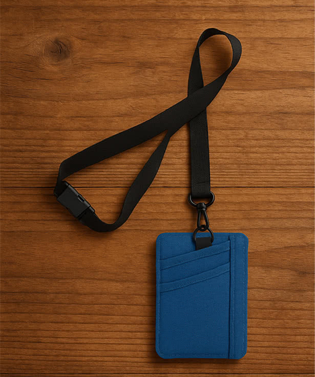 Full Color Rally Recycled ID Pouch Lanyard