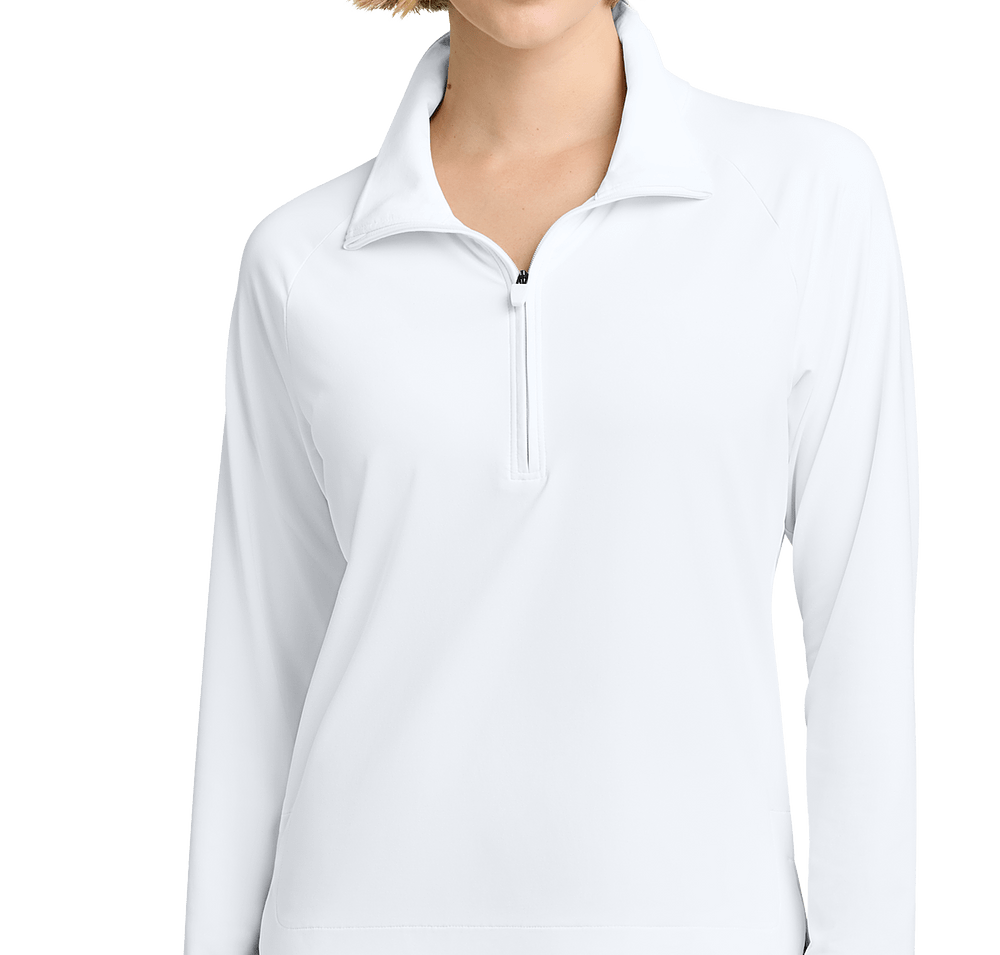 Brooks Brothers Women's Luxe Performance Recycled UPF 50+ Quarter Zip Pullover-default
