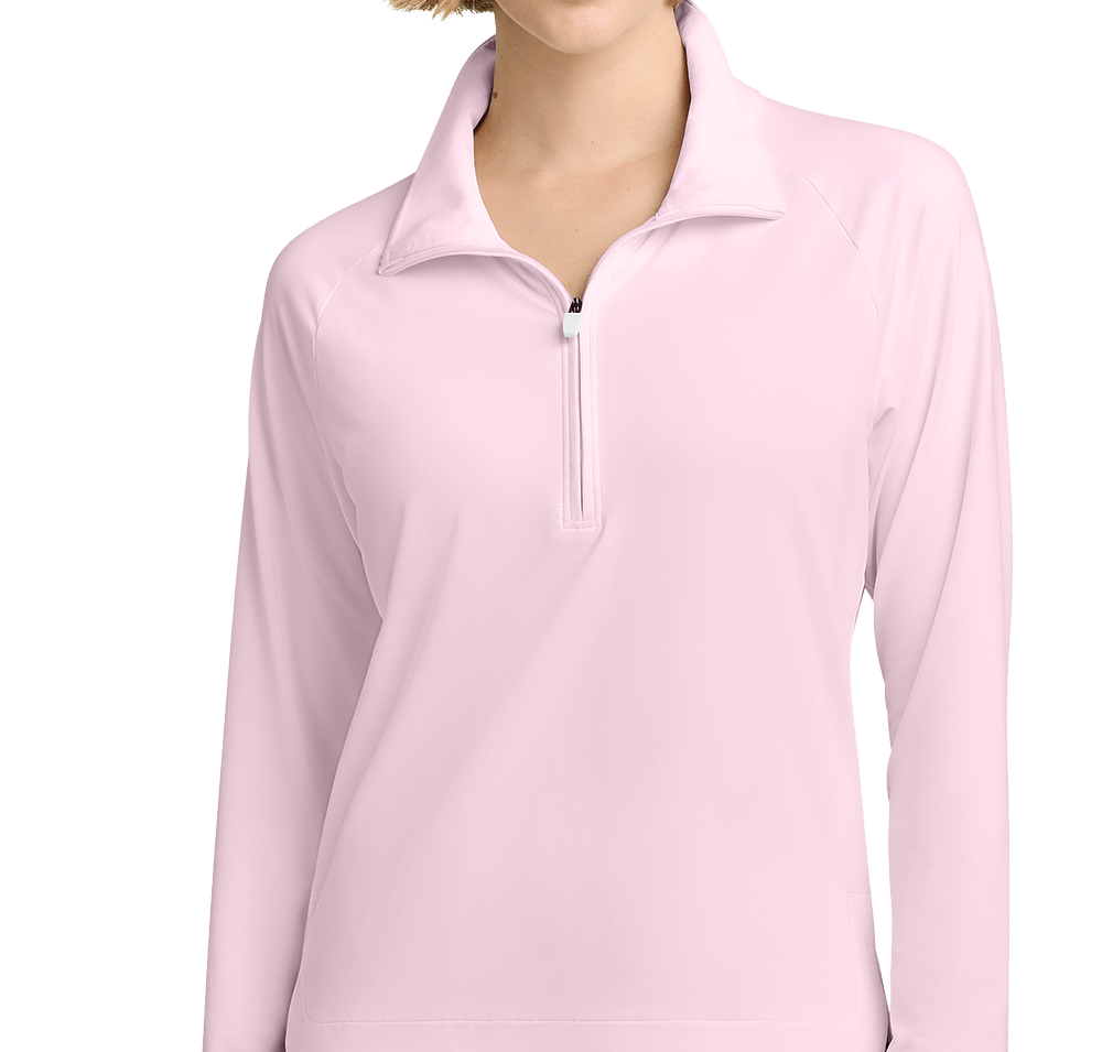 Brooks Brothers Women's Luxe Performance Recycled UPF 50+ Quarter Zip Pullover-default