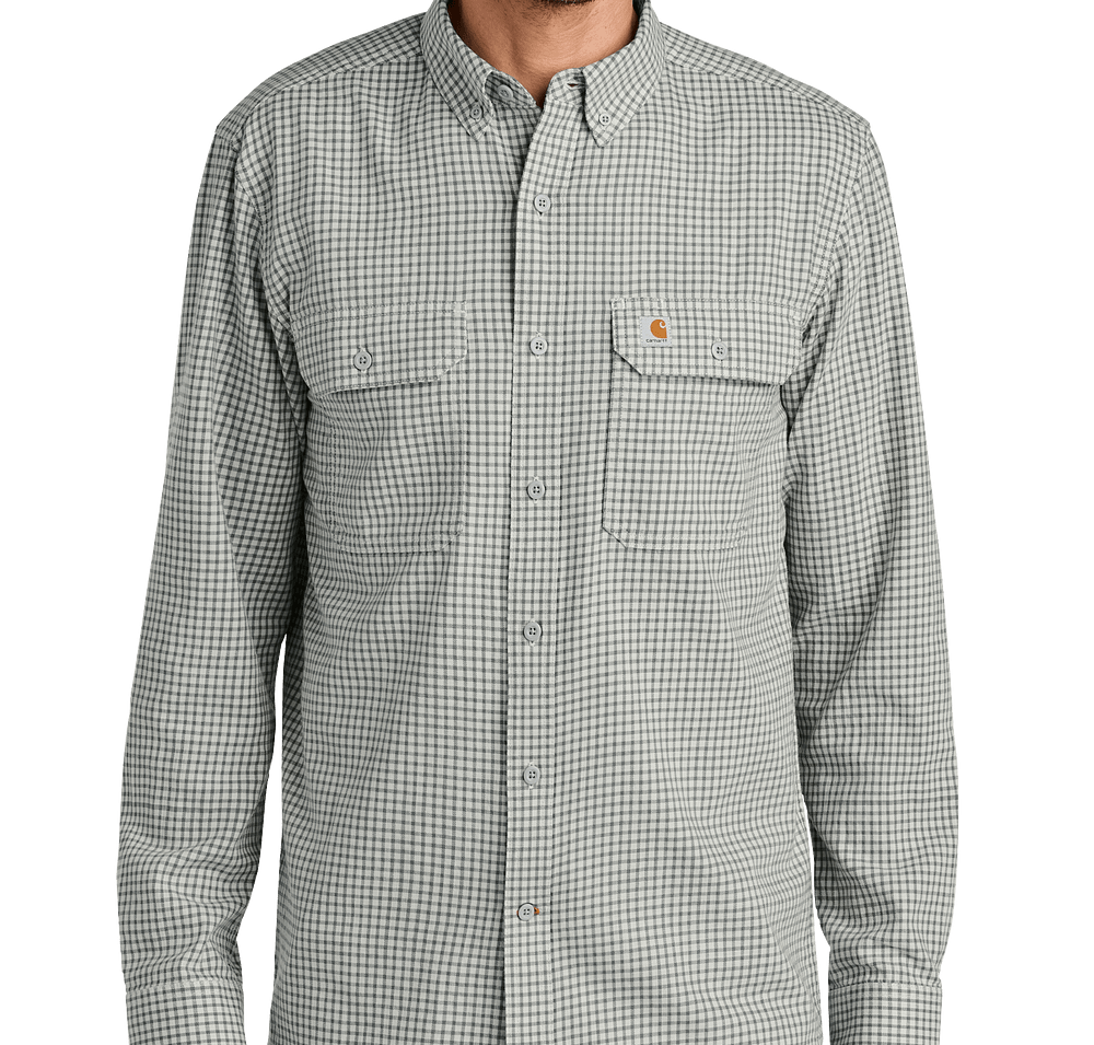 Carhartt Rugged Flex Plaid Long Sleeve Work Shirt-default