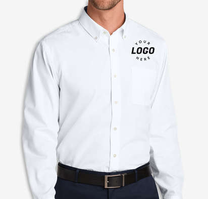 Port Authority Easy Care Long Sleeve Nailhead Dress Shirt-default