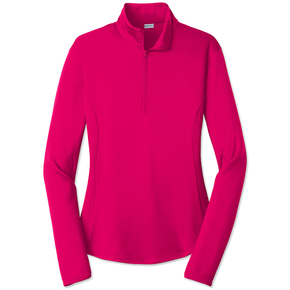 Sport‑Tek Women's Competitor Quarter Zip Performance Shirt
