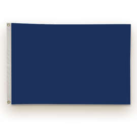Full Color 2' x 3' Double Sided Nylon Flag - Color: Navy