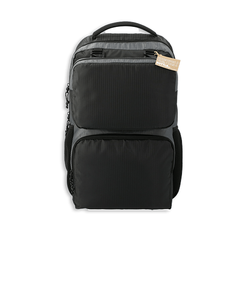 NBN Trailhead Recycled 15" Computer Backpack with Fanny Pack in Black