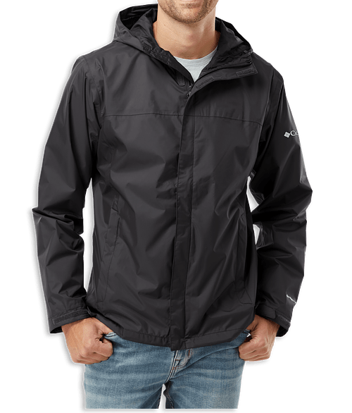 Columbia Watertight II Packable Rain Jacket - Printed in Black