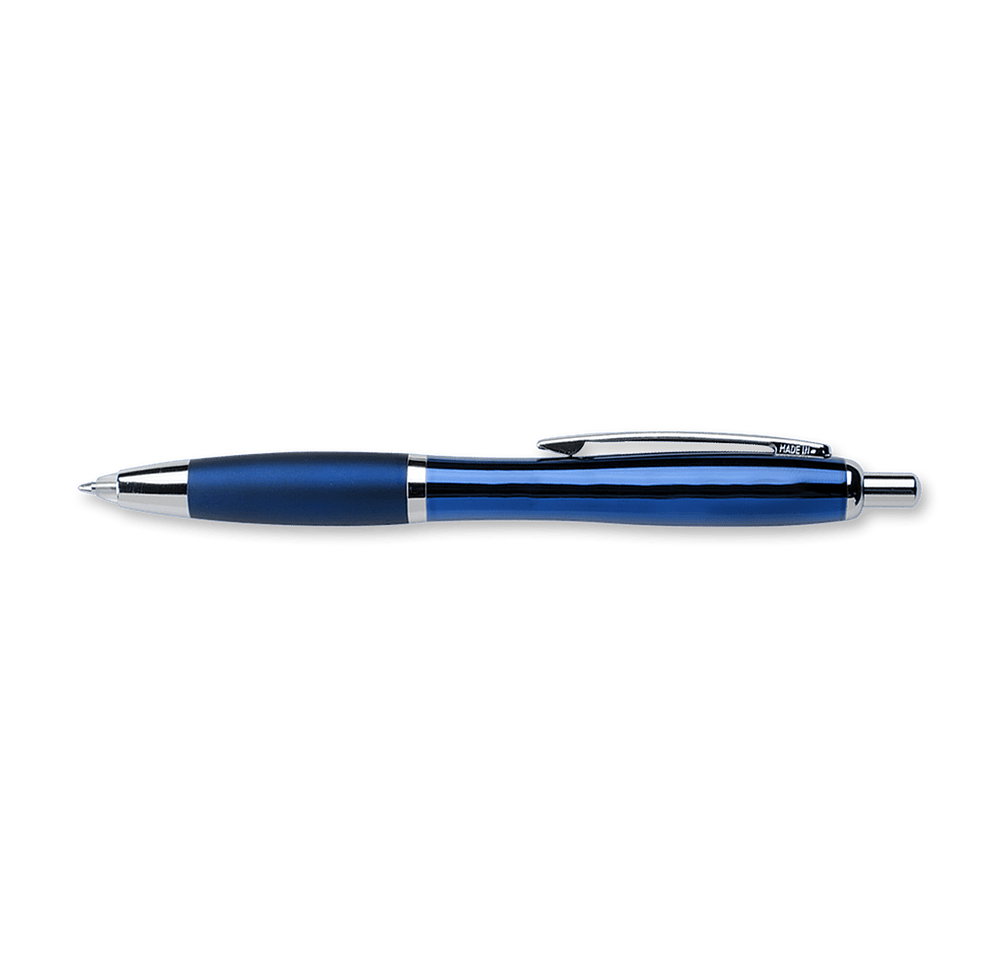 Laser Engraved Santorini LED Light Ballpoint Pen (black ink)-default