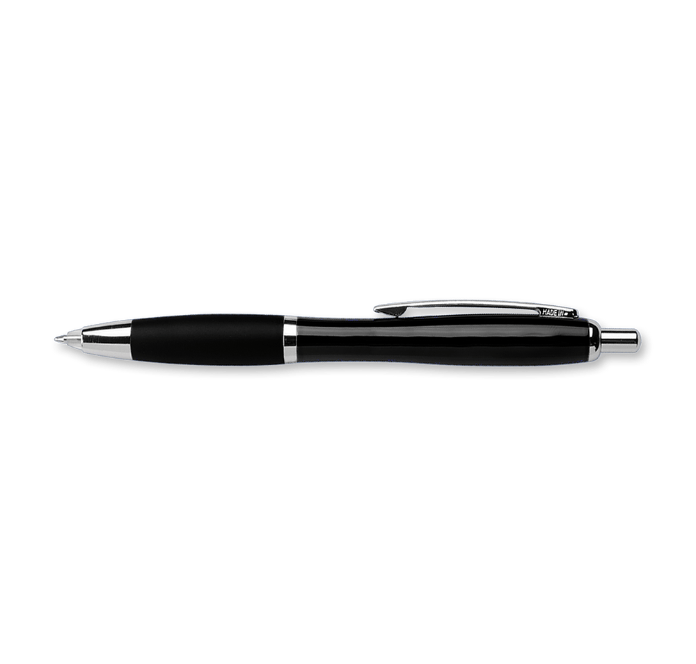 Laser Engraved Santorini LED Light Ballpoint Pen (black ink)-default
