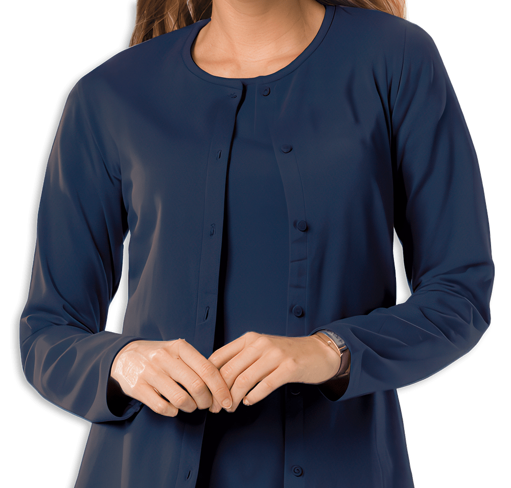 Blue Generation Women's Jersey Button-Front Cardigan-default
