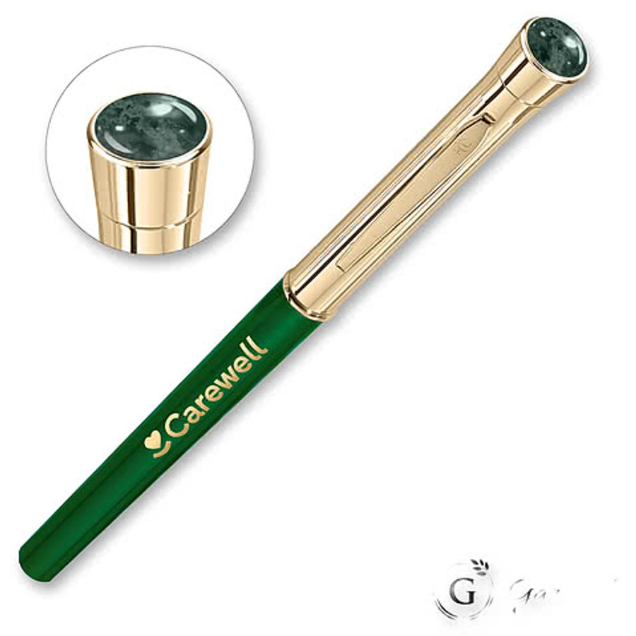 Garland Monogram Empire Felt Tip Pen in Black / Chrome