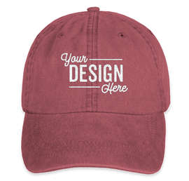 Adams Pigment Dyed Hat - Color: Burgundy