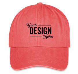 Mega Cap Pigment Dyed Hat - Color: Red