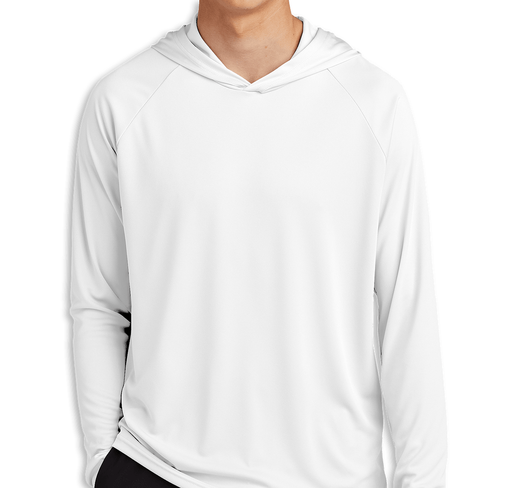 Port & Company UPF 50 Hooded Long Sleeve Performance Shirt-default