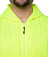 Berne Hi-Vis Class 3 Lined Full-Zip Hooded Sweatshirt