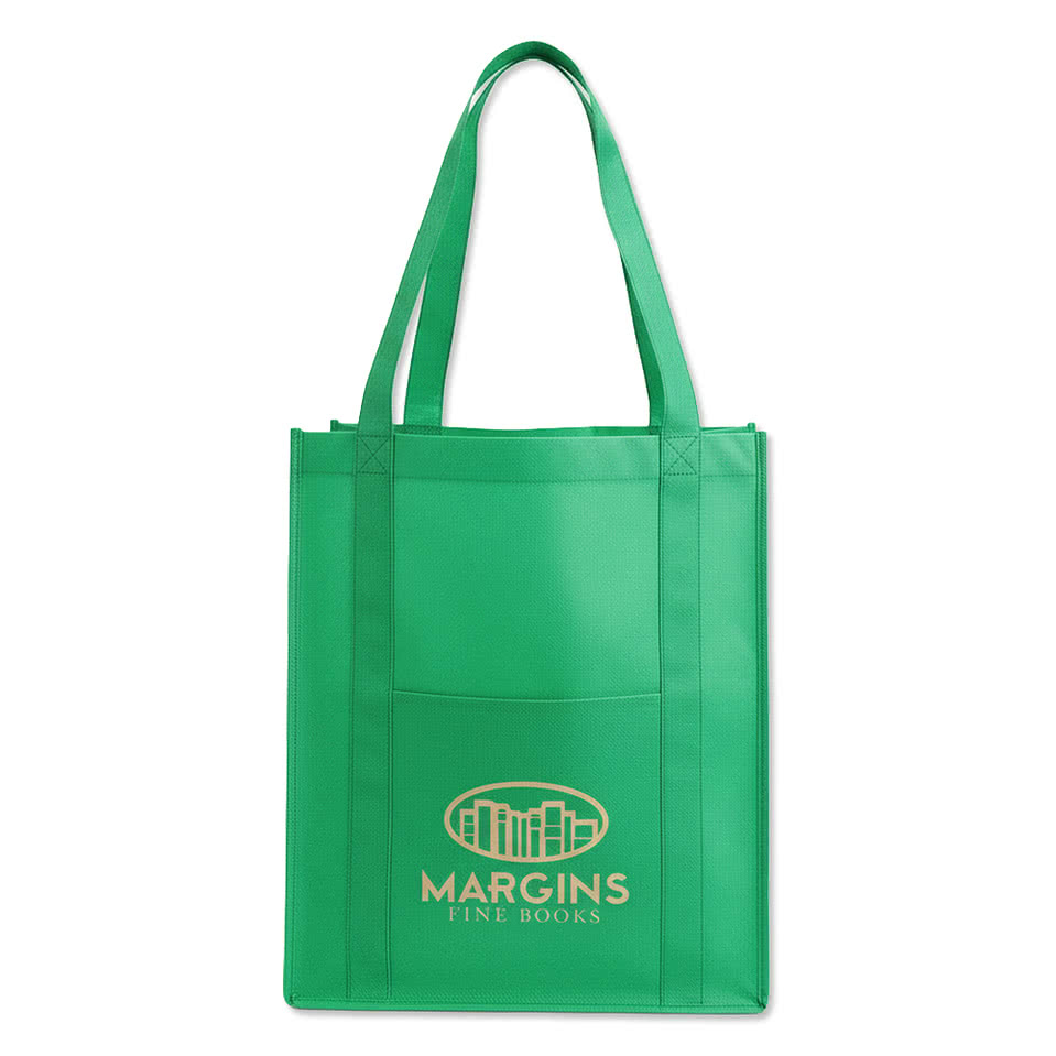 Full Color Sunray Recycled Reusable Shopping Tote Bag