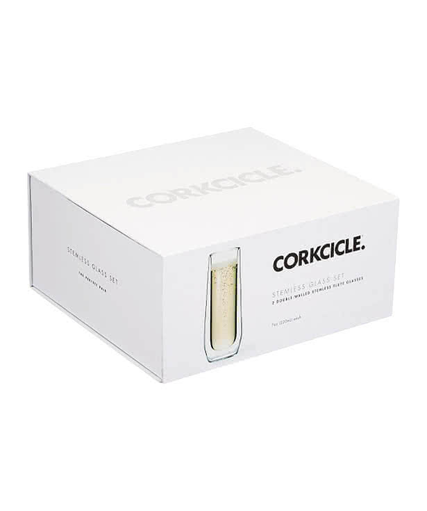 Corkcicle 7 oz. Flute Glass (Set of 2)