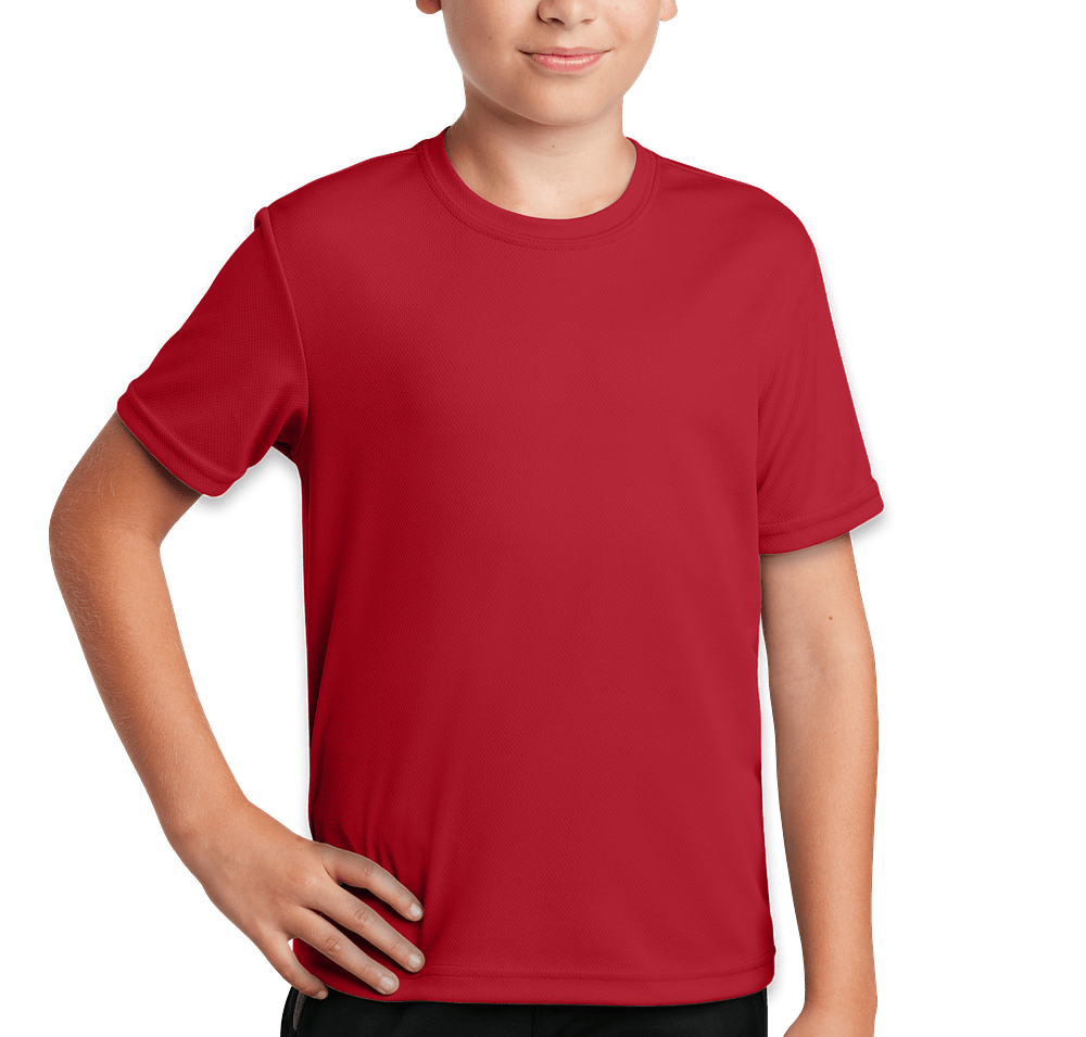 Sport-Tek Youth RacerMesh Performance Shirt-default
