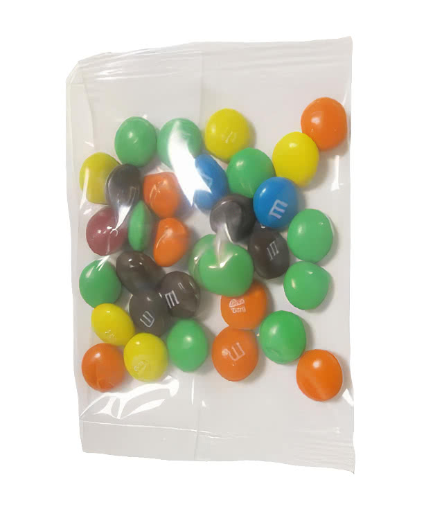 Full Color M&M's Promo Pack Candy Bag