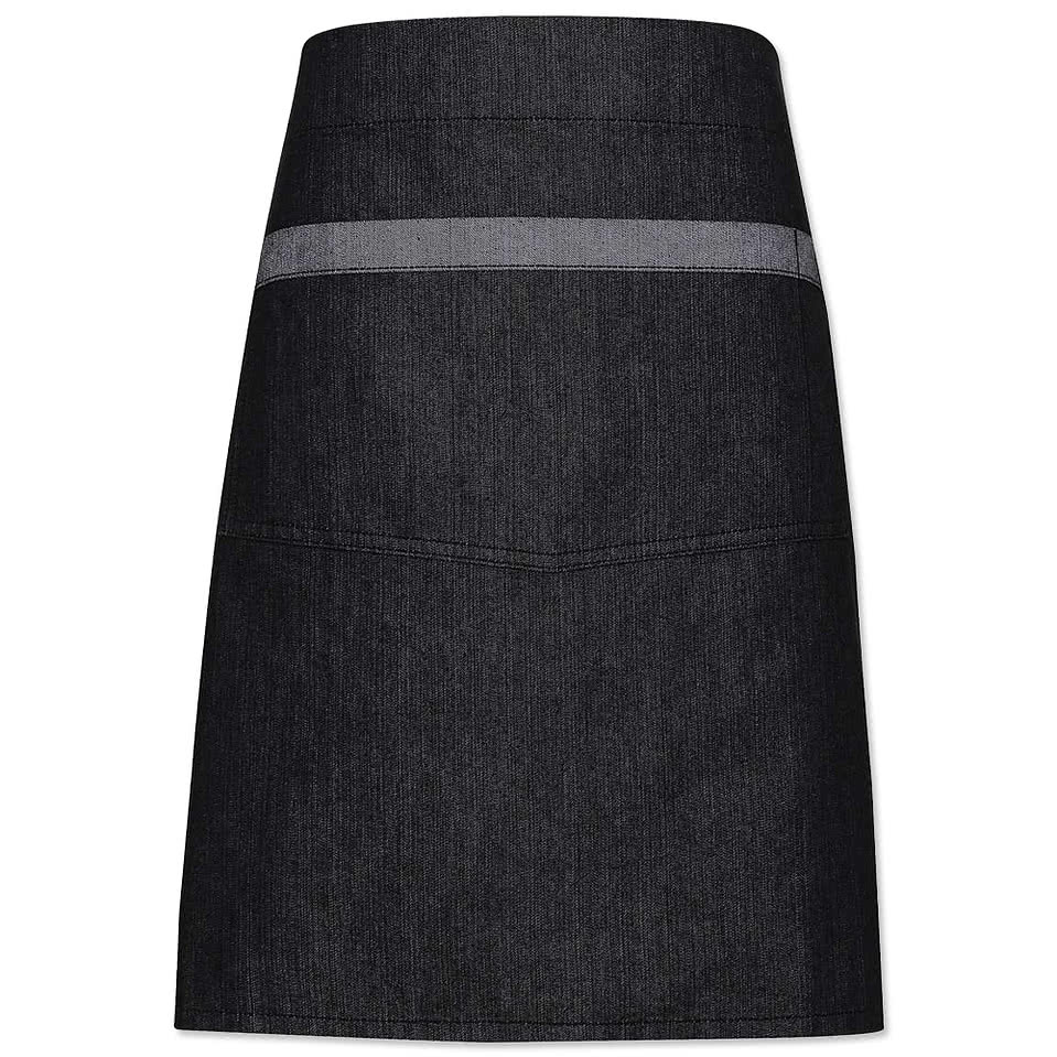Artisan Collection Domain Contrast Denim Waist Apron - Embroidered