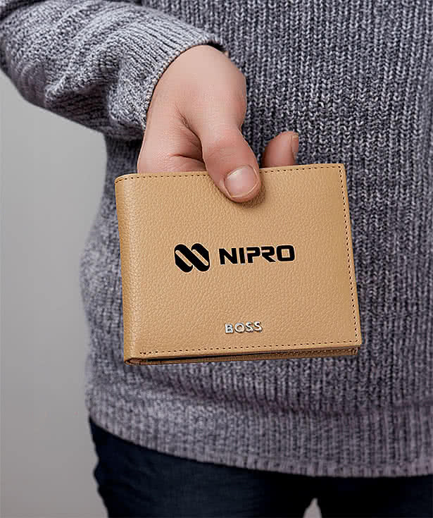 Hugo Boss Classic Grained Wallet with Flap