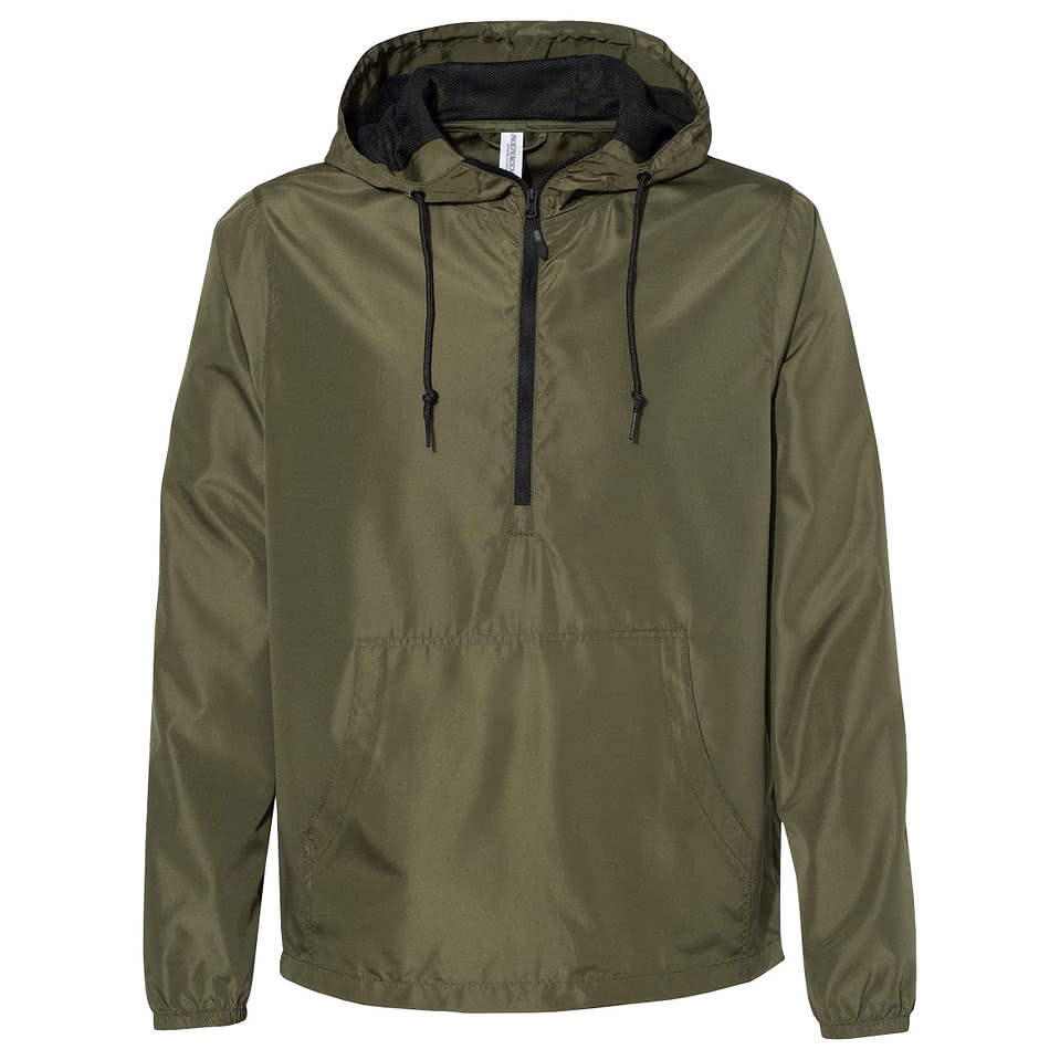 Custom Independent Trading Quarter Zip Windbreaker - Design