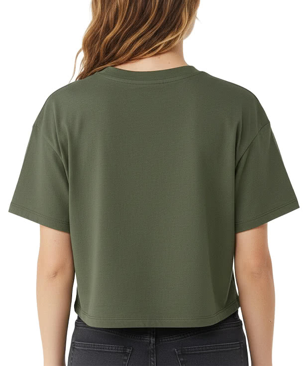 Bella + Canvas  Women's Jersey Cropped T-shirt