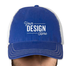 Canada - Richardson Garment Washed Trucker Hat - Color: Royal / White