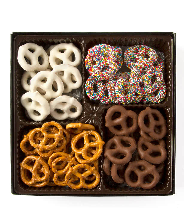 Assorted Mini Pretzels Gift Box